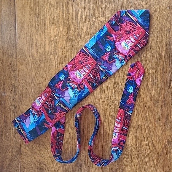 RM Style Ralph Marlin Other - RM STYLE RALPH MARLIN 1994 Tatsu Nakatsu Formula 1 Red Power Silk Tie